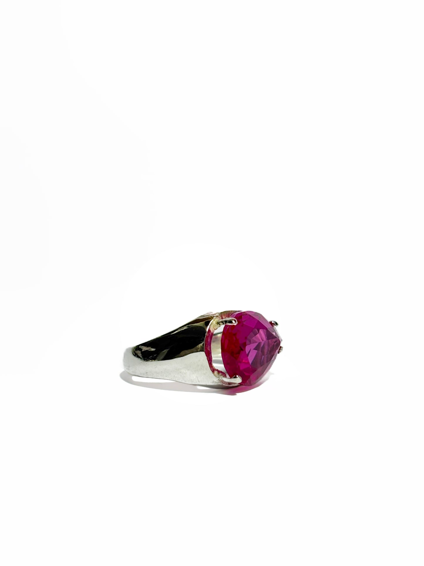 Anillo Gota Transversal con pidra