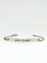 Cargar imagen en el visor de la galería, Pulsera Barbada con Placa Personalizada Mini
