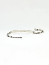 Cargar imagen en el visor de la galería, Pulsera Barbada con Placa Personalizada Mini