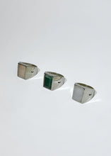 Cargar imagen en el visor de la galería, Anillo Rectangular Piedra Facetada