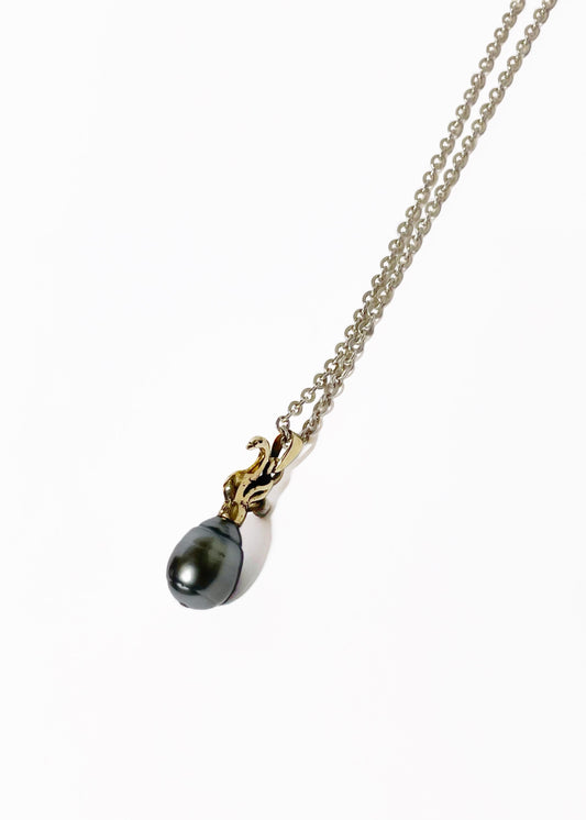 Collar Cisne de Oro 14k