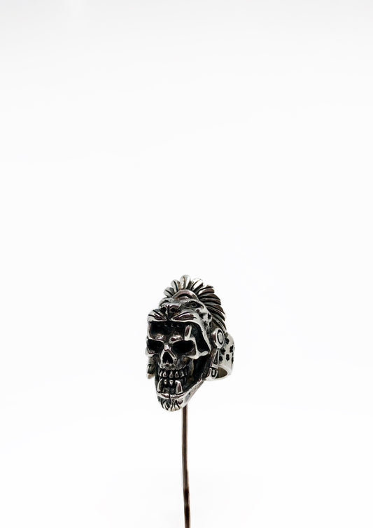Anillo Calavera Guerrero Jaguar
