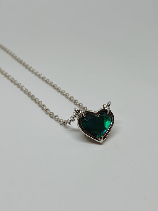 Collar Corazón con Cristal