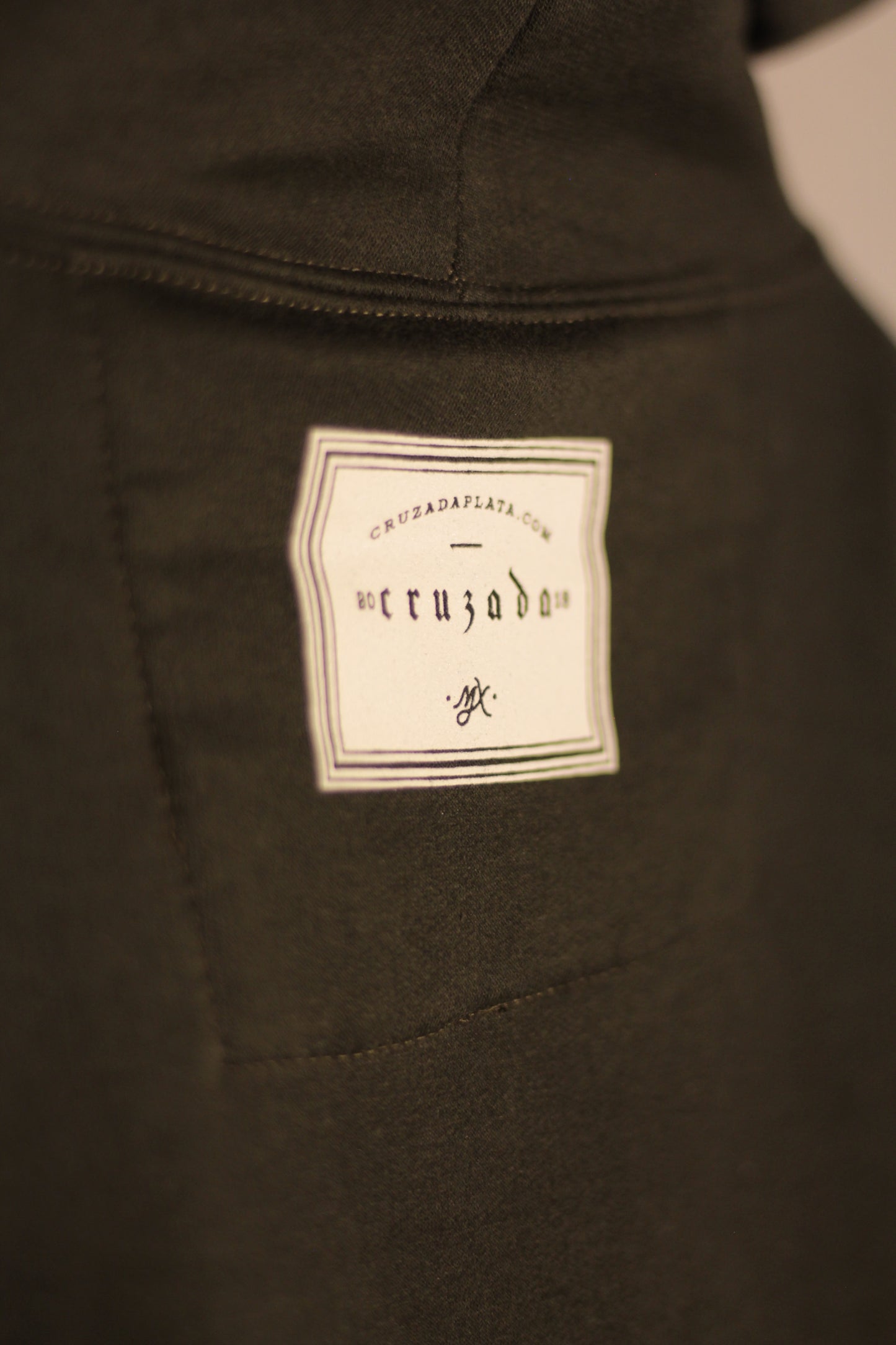 Sudadera Cruzada Verde Militar X