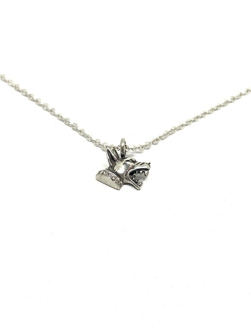 Collar Doberman Incrustado con Diamantes Naturales