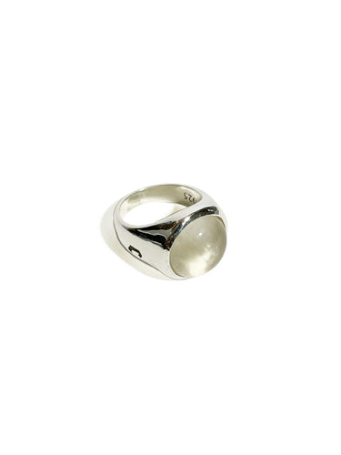 Anillo con Cuarzo Blanco (Transparente)