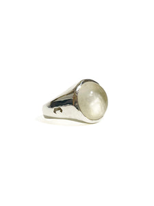 Anillo con Cuarzo Blanco (Transparente)