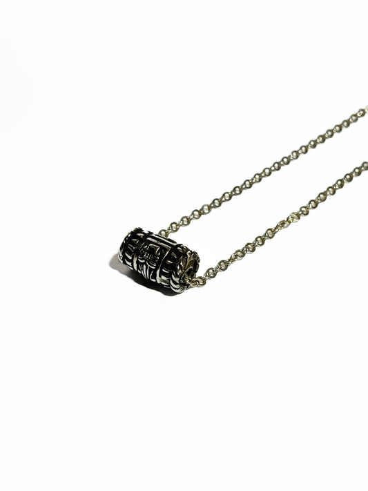 Collar cuenta tubular Quetzalcoatl