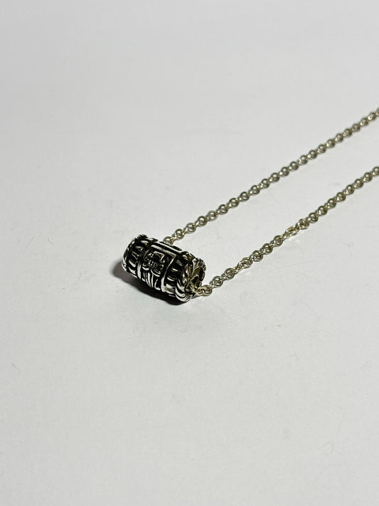 Collar cuenta tubular Quetzalcoatl