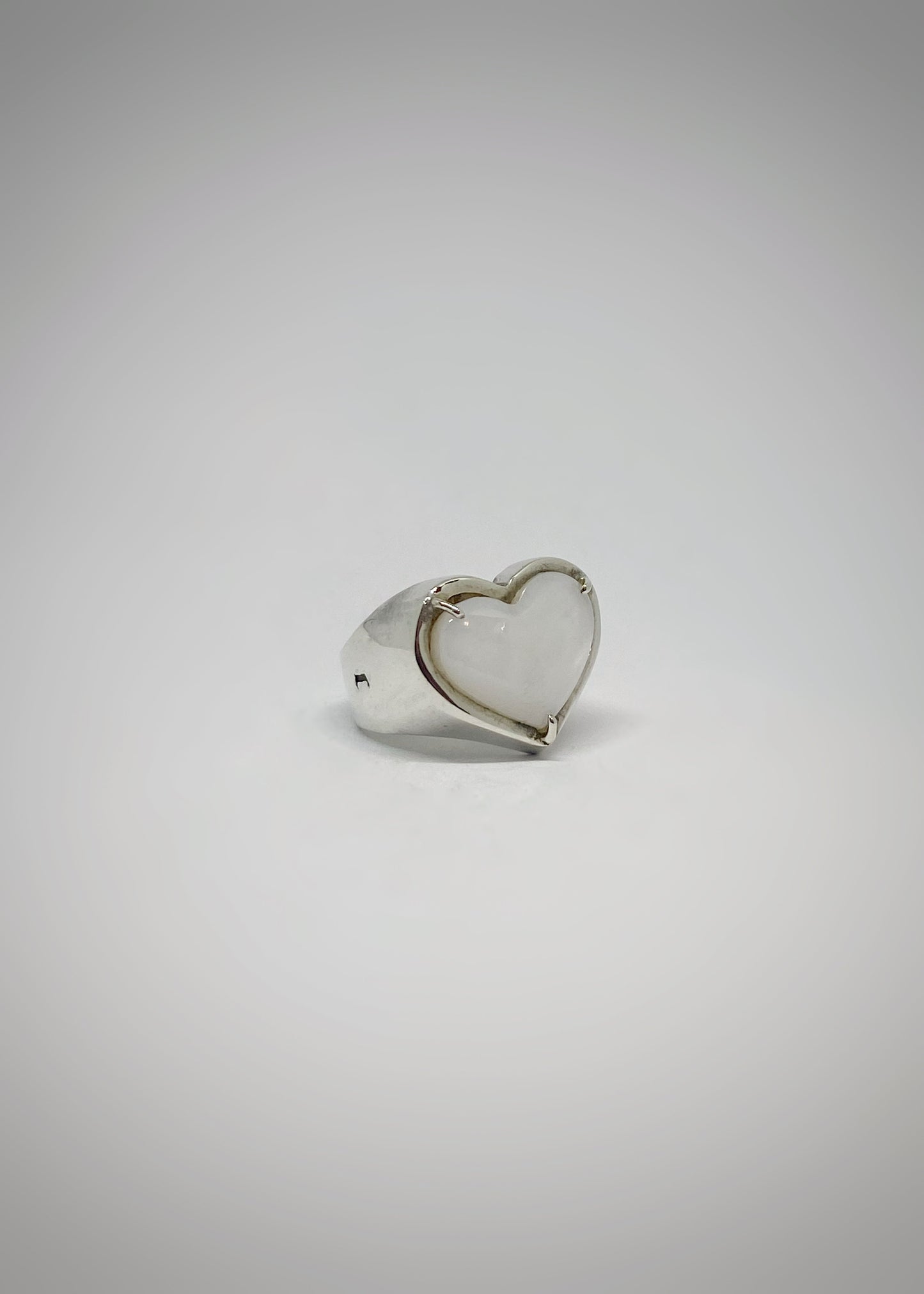 Anillo Corazón Con Piedra