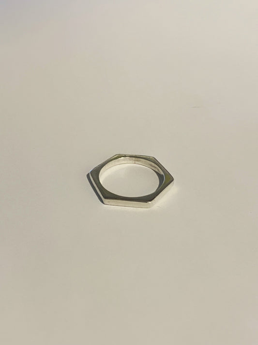 Anillo Hexágono Mini