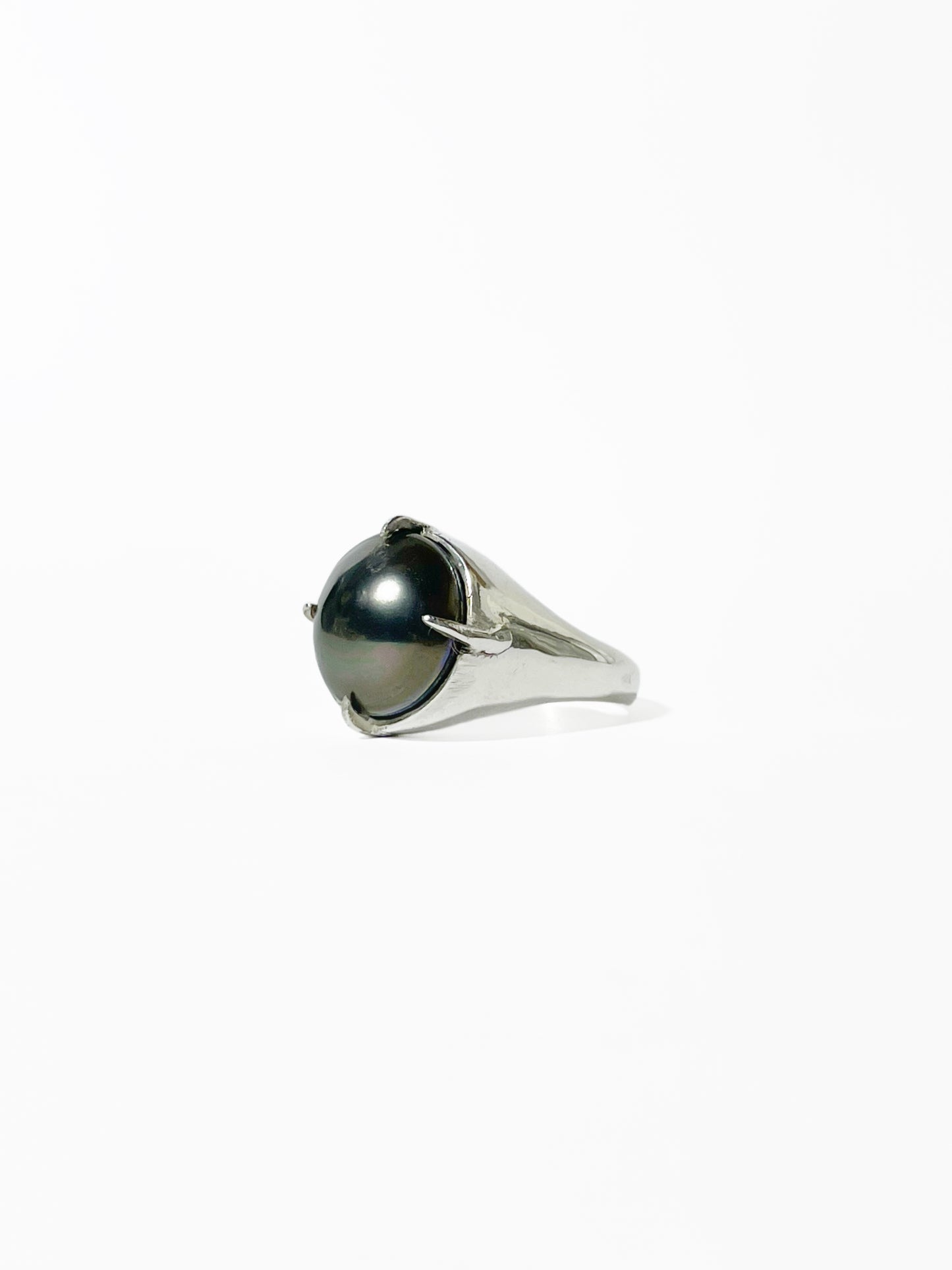 Anillo Perla Negra Natural