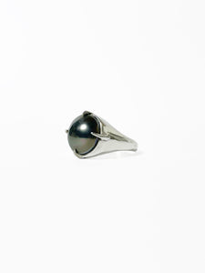 Anillo Perla Negra Natural