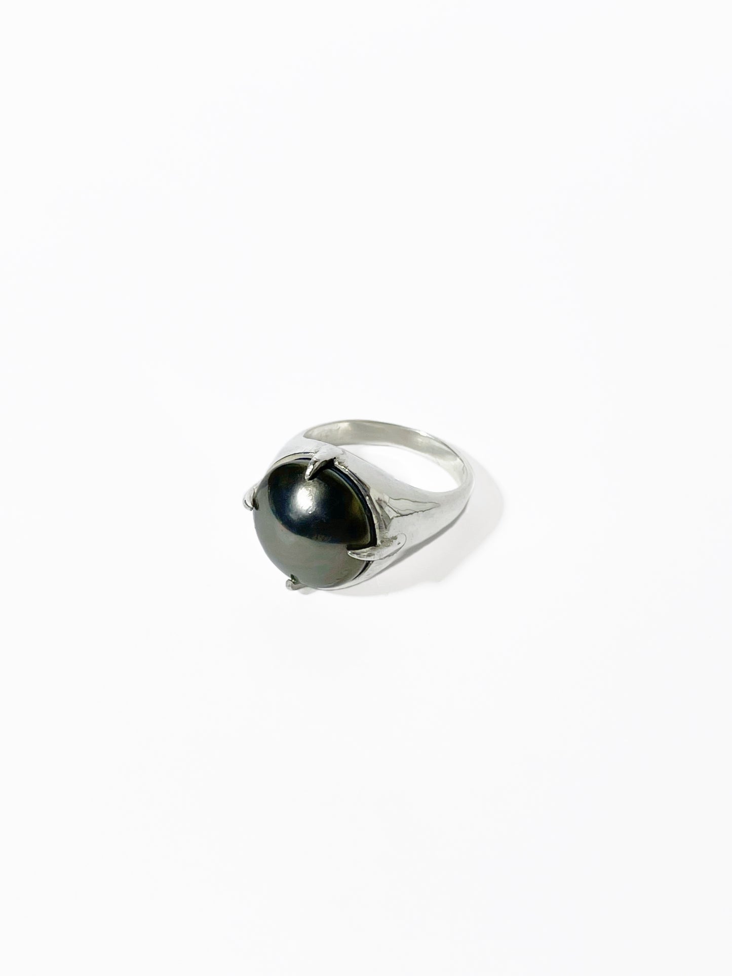 Anillo Perla Negra Natural