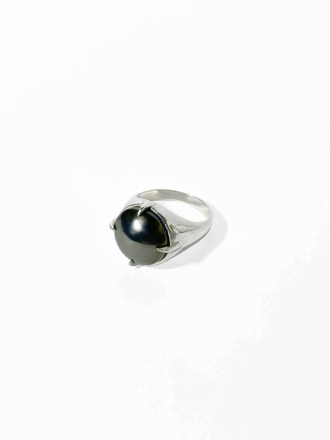 Anillo Perla Negra Natural