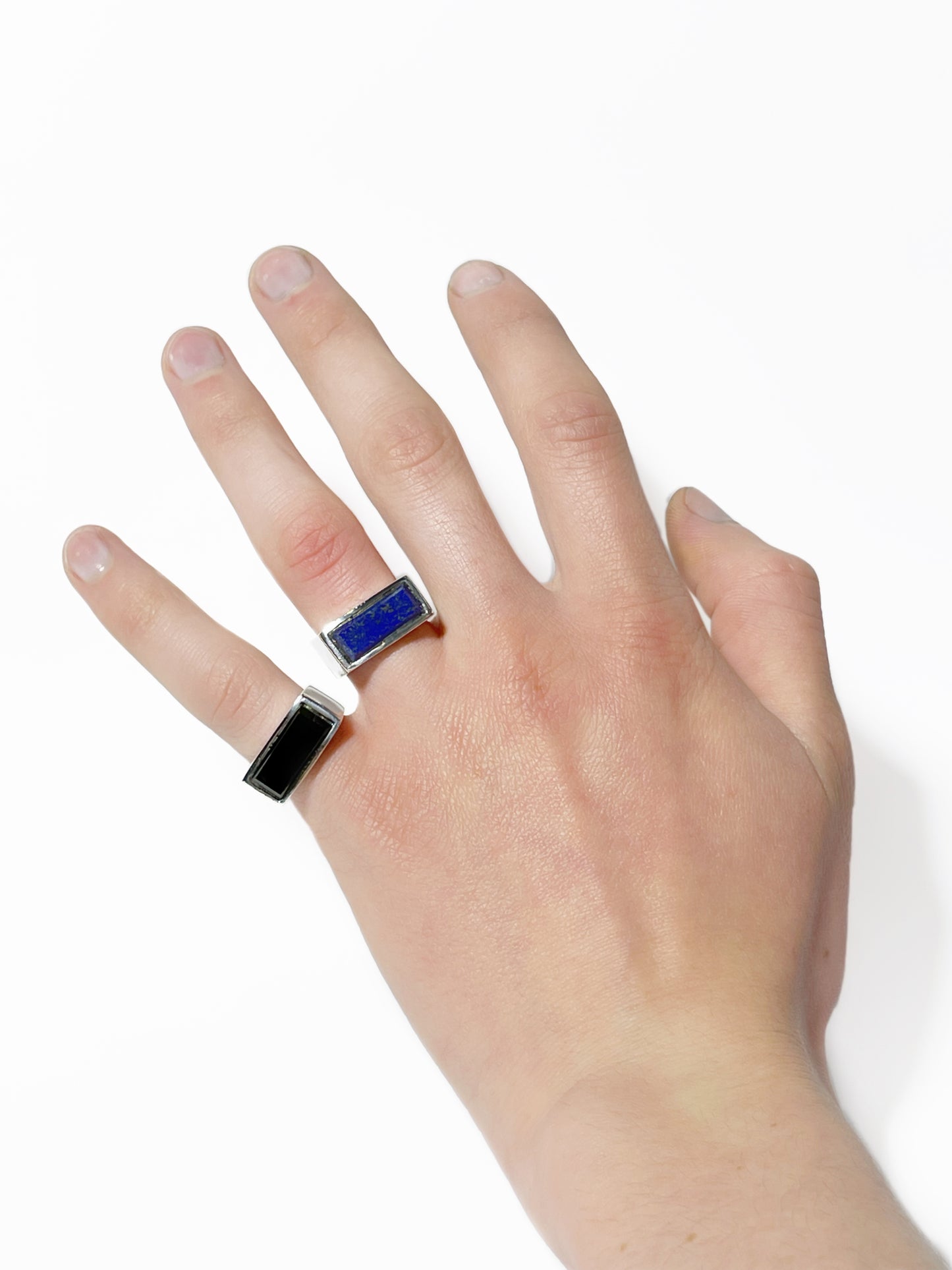 Anillo Caja mini con Piedra