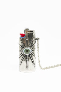 Porta Encendedor con Ojo Verde