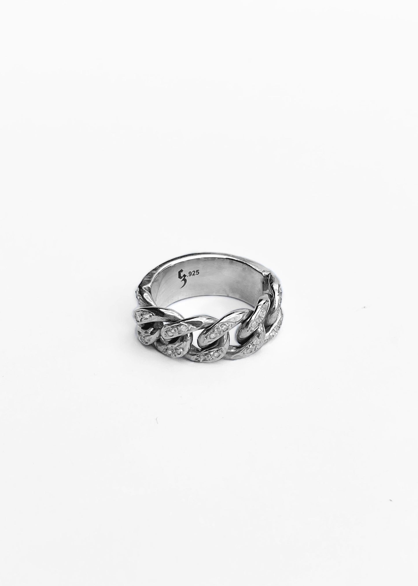 Anillo Barbado con Incrustaciones
