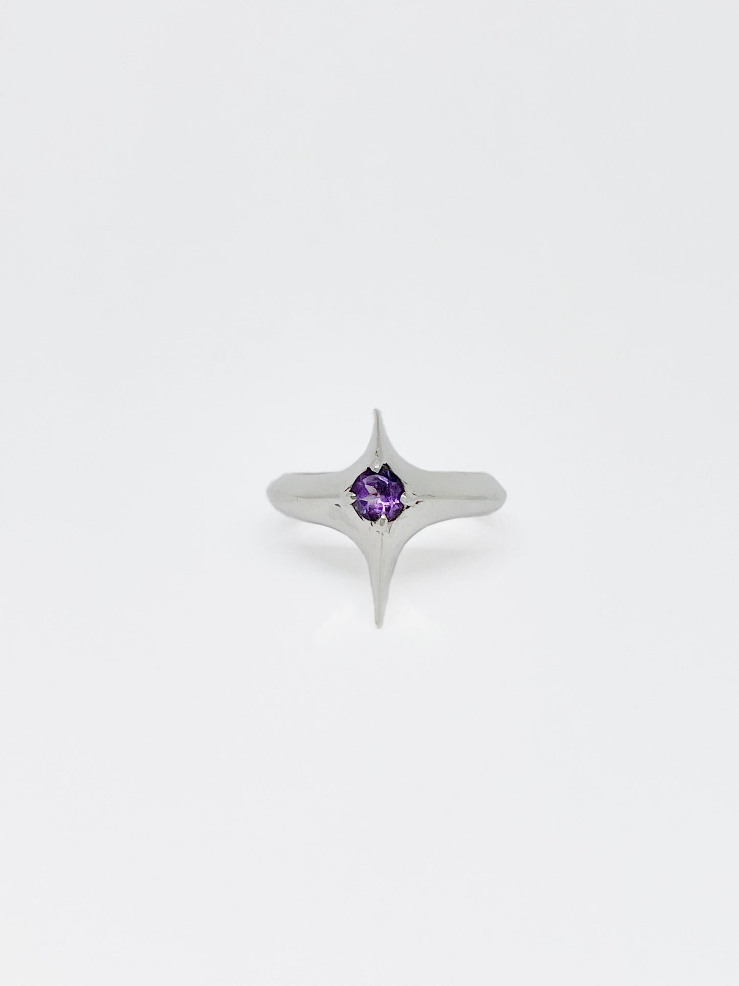 Anillo Cruz con piedra