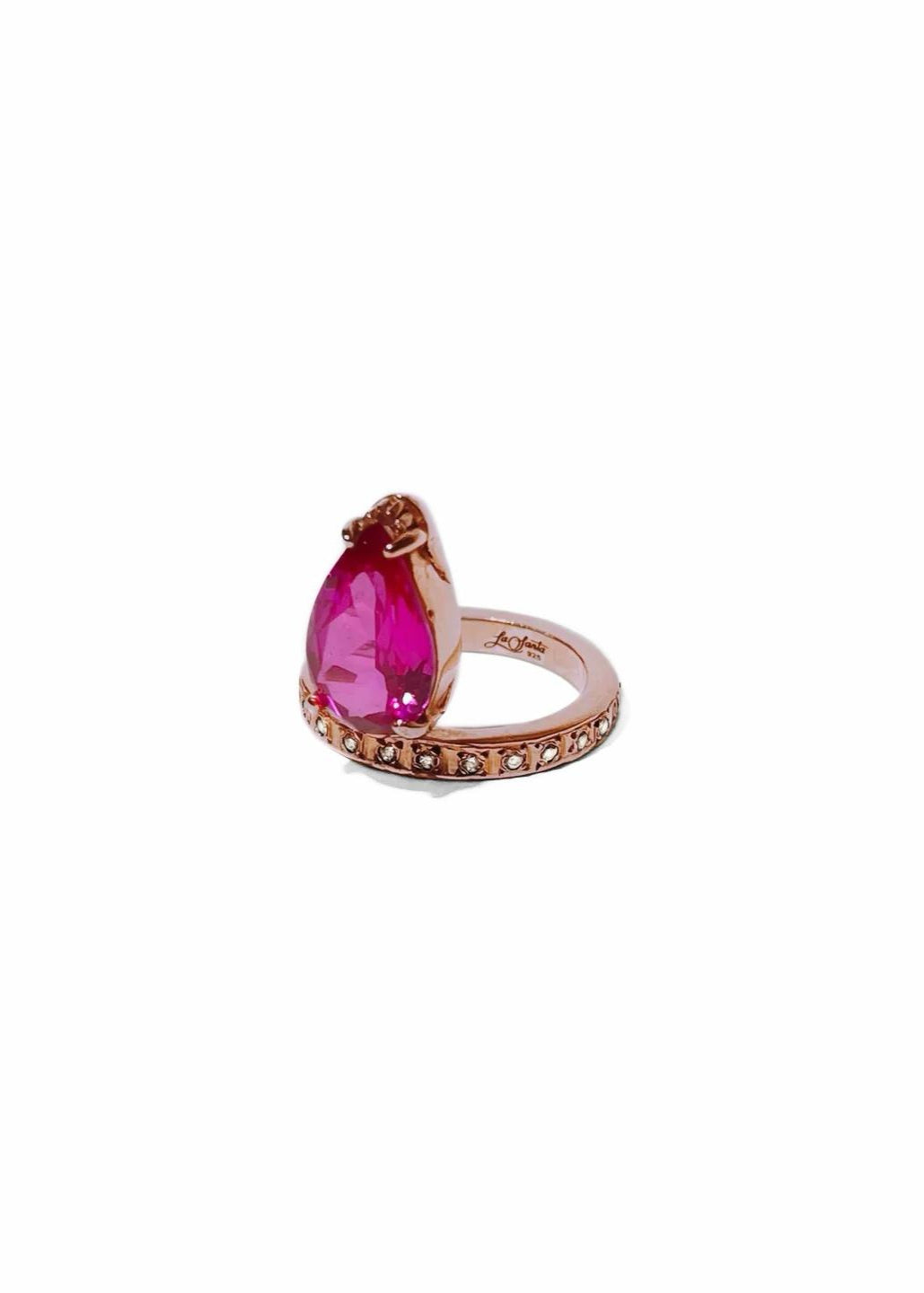 Churumbela con Boca Rosa de Francia Incrustada con Baño de Oro Rosa