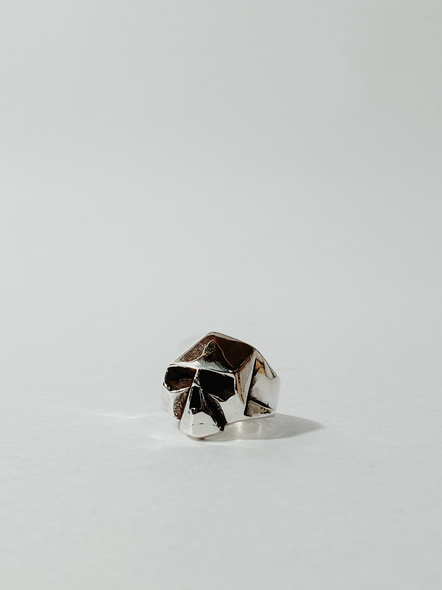 Anillo Calavera Geometrica