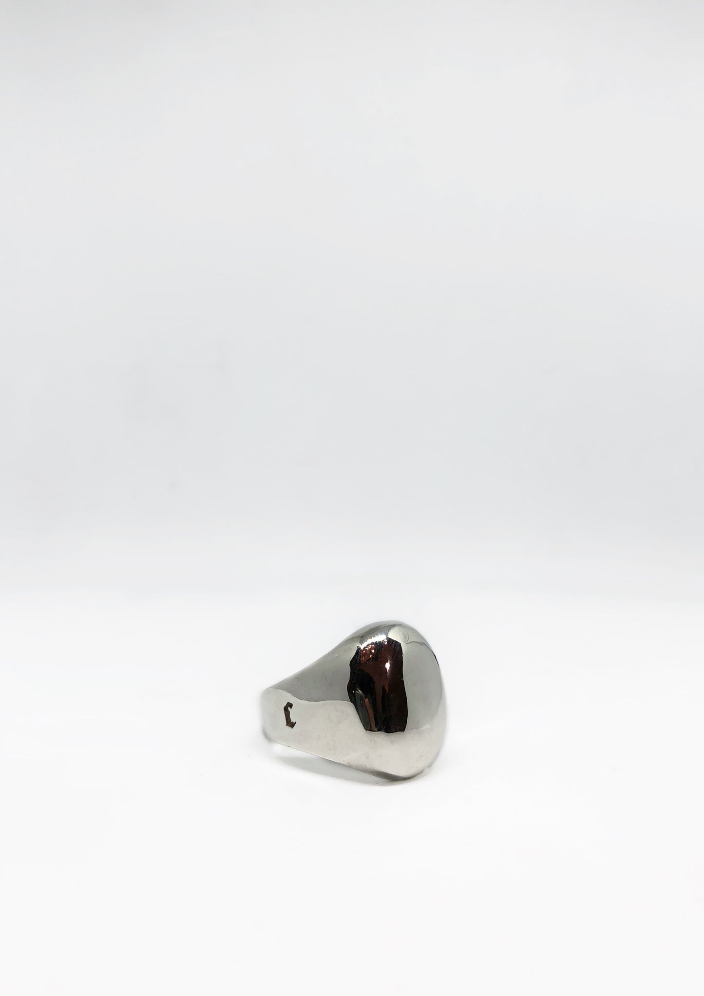 Anillo Espejo Ovalado Cabujón