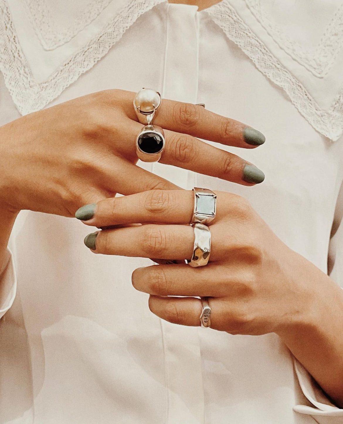 Anillo Sello Cuadrado