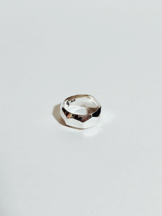 Anillo Espejo Facetado