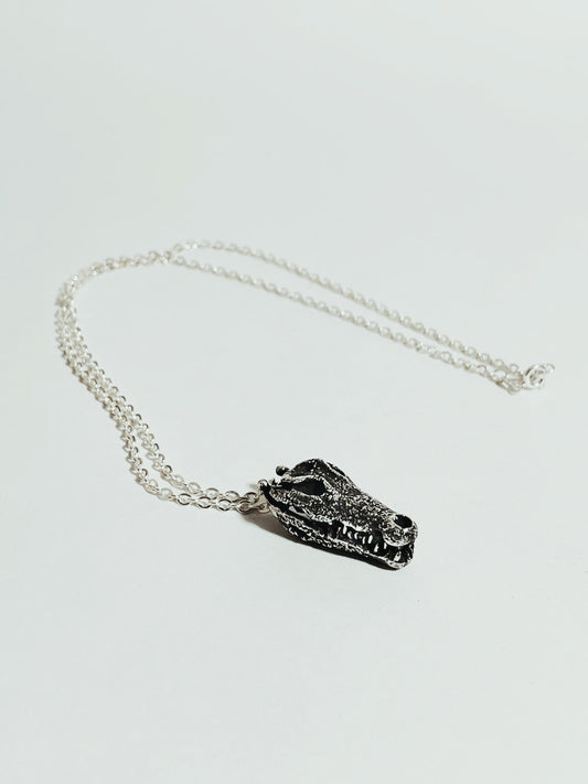 Collar Craneo de Cocodrilo