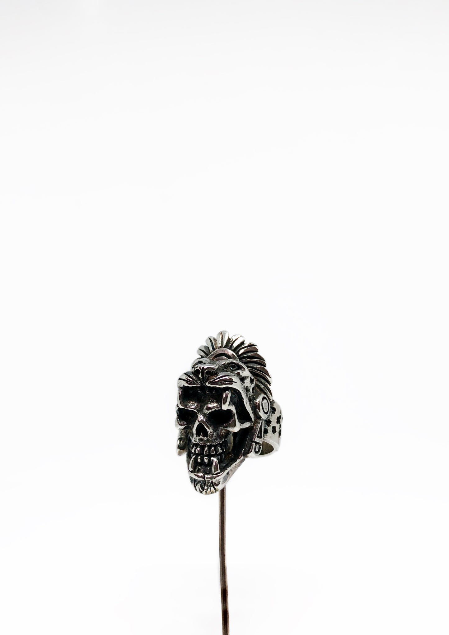 Anillo Calavera Guerrero Jaguar