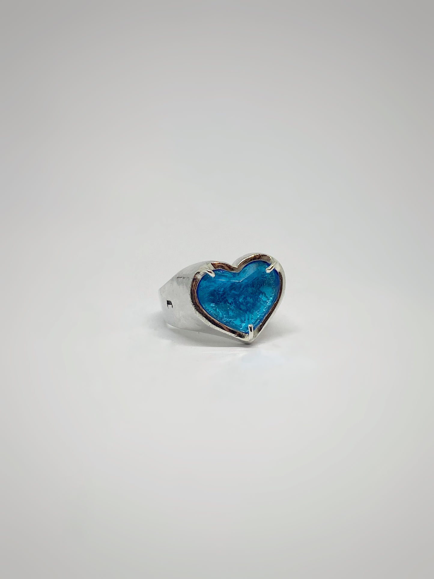 Anillo Corazón Con Cristal