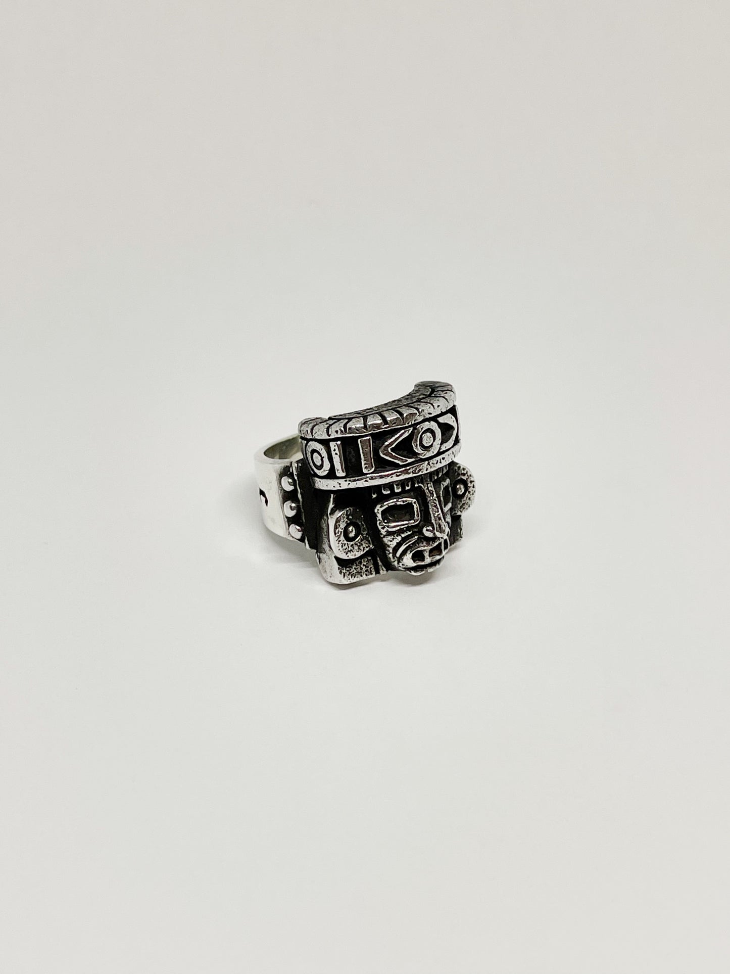 Anillo Huehuetéotl Dios del Fuego