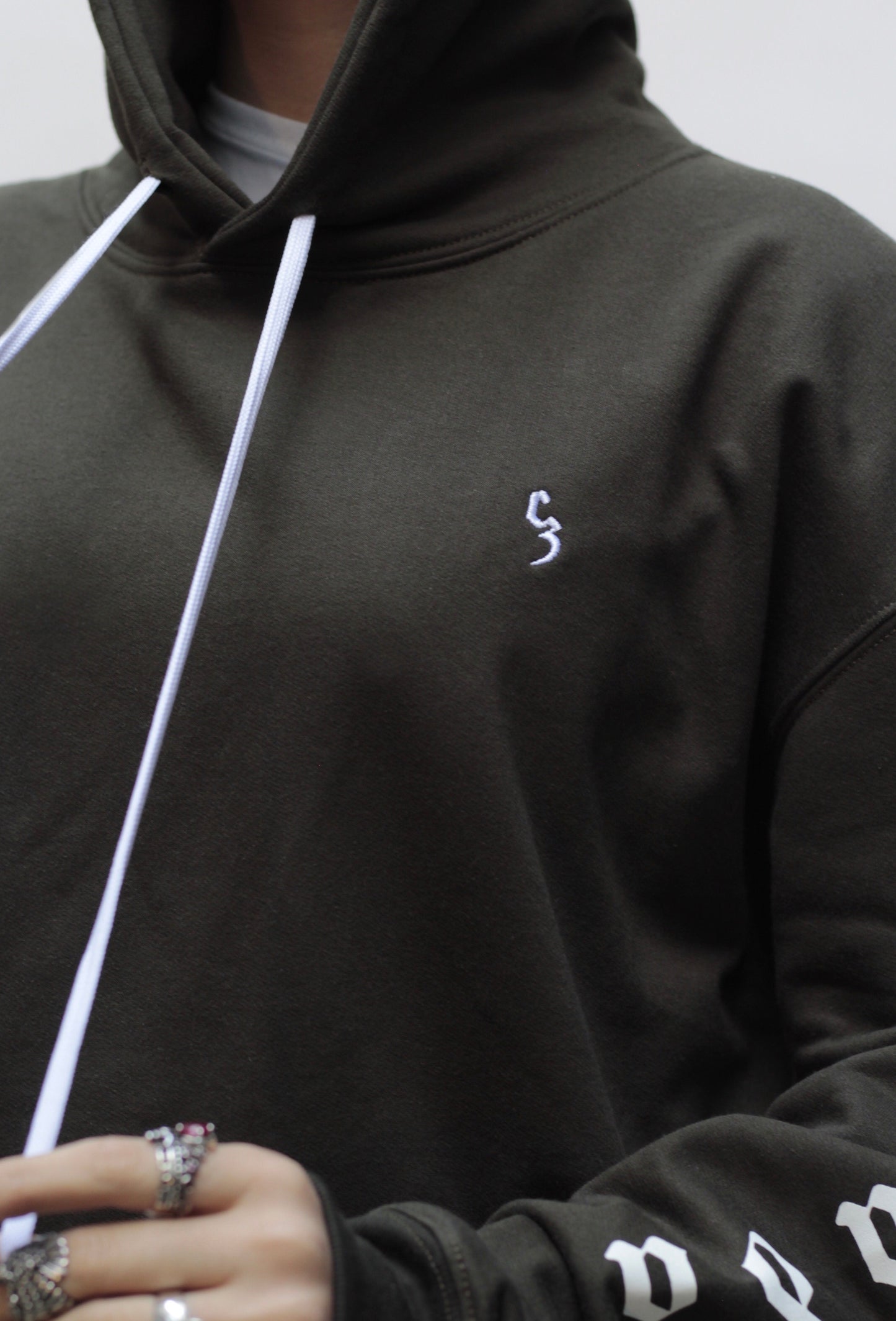 Sudadera Cruzada Verde Militar X
