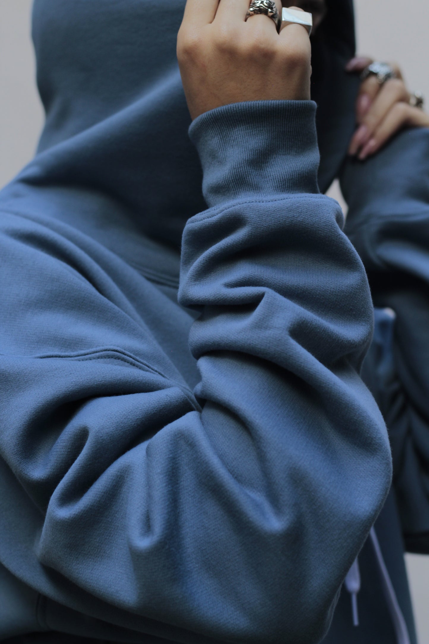 Sudadera Cruzada Azul IX
