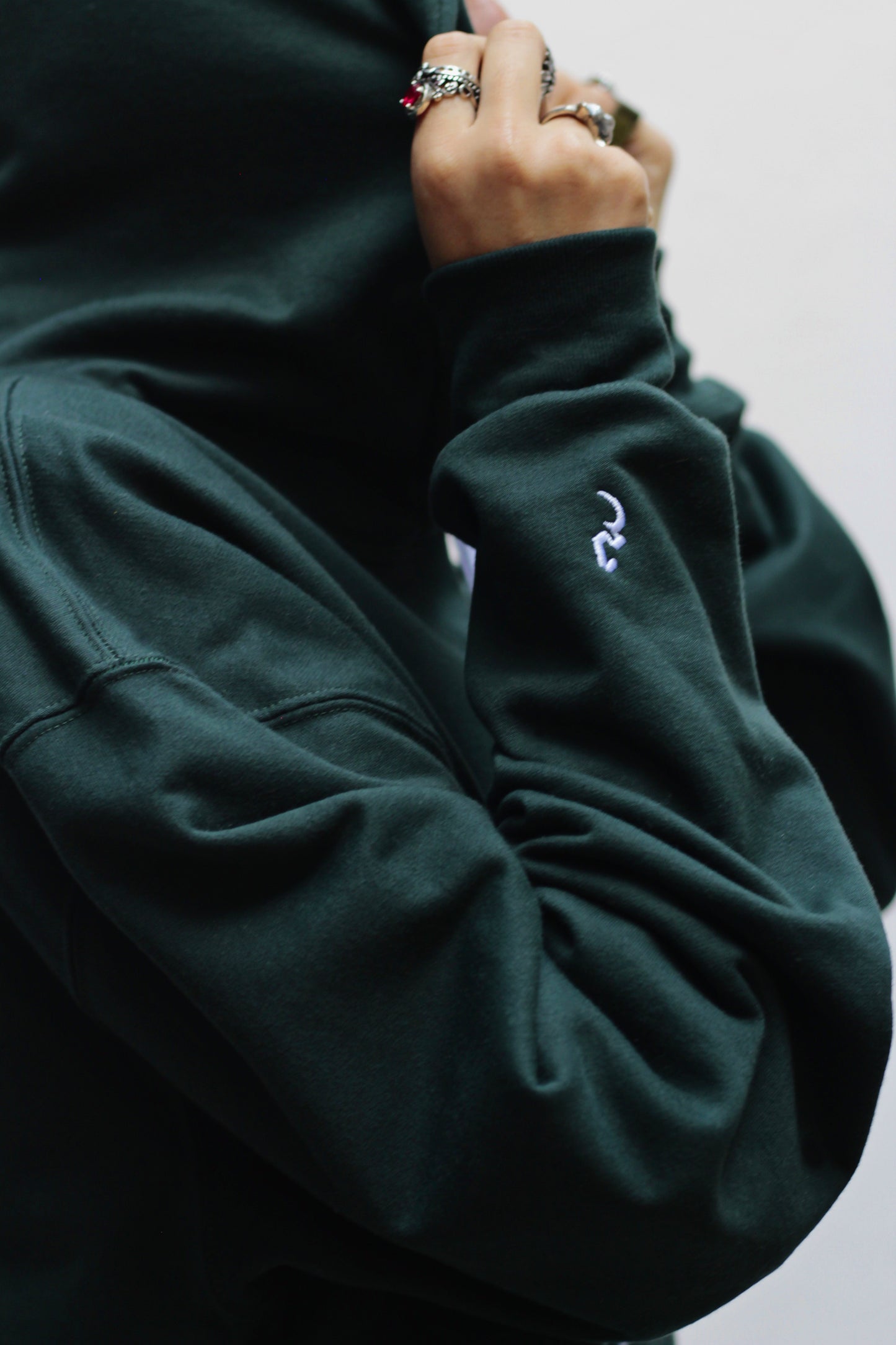 Sudadera Cruzada Verde Botella VII