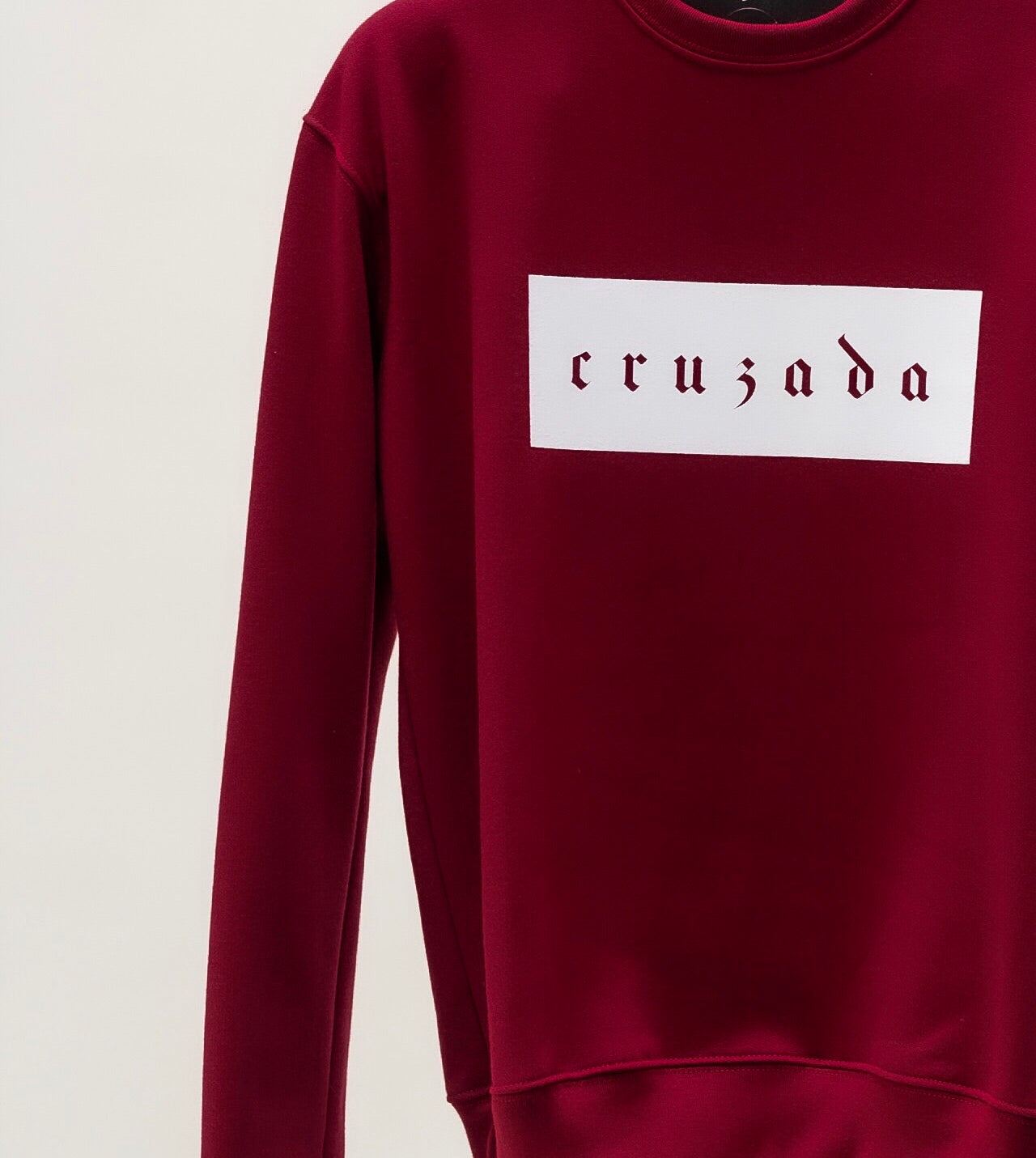 Sudadera Cruzada Guinda